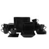 10 Strawberry Street Nova Square 30 pc Dinnerware Set, Matte Black view 1