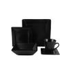 10 Strawberry Street Nova Square 30 pc Dinnerware Set, Matte Black view 2