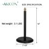 Akicon Paper Towel Holder Roll Dispenser Stand for Kitchen Countertop & Dining Room Table 14" Height (Black and Gold) view 4