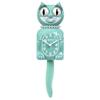 Kit-Cat Klock Limited Edition Ocean Waves Lady with Pearl Necklace & Eyelashes - Cat Clock with Moving Eyes and Tail Wall Clock, Made in USA view 1