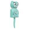 Kit-Cat Klock Limited Edition Ocean Waves Lady with Pearl Necklace & Eyelashes - Cat Clock with Moving Eyes and Tail Wall Clock, Made in USA view 2