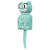Kit-Cat Klock Limited Edition Ocean Waves Lady with Pearl Necklace & Eyelashes - Cat Clock with Moving Eyes and Tail Wall Clock, Made in USA view 3