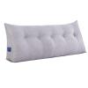 Backrest Pillow for Dorm, Backrest for Bed Sitting Lumbar Support, Triangular Reading Pillow Large, Decorative Body Throw Pillows, with Removable Cover, for Bed Sofa Couch (I 60x50x20cm) view 1