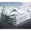 Xrdbfd 2.5x3m PVC Tarp Heavy-Duty,Transparent Sunscreen/Waterproof Tarpaulin,with Reinforced Eyelets,Multifunctional Weatherproof Tarp,Used to Protect Plants,Balconies,car Covers,1.1x1.1m/3.6 * 3.6ft view 1