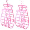 DEANREN Pillow Drying Rack Plastic Pillow Hangers,2 Pcs Multifunctional Pillow Hook Toy Drying Hangerfor Home Outdoor Red view 1