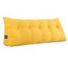 Backrest Pillow for Dorm, Backrest for Bed Sitting Lumbar Support, Triangular Reading Pillow Large, Decorative Body Throw Pillows, with Removable Cover, for Bed Sofa Couch (F 60x50x20cm) view 1
