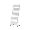 4 Pockets Magazine Rack, Durable Brochure Display Stand, Magazine Holder Newspaper Stand, Silver view 1