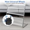 4 Pockets Magazine Rack, Durable Brochure Display Stand, Magazine Holder Newspaper Stand, Silver view 2