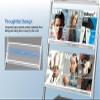 4 Pockets Magazine Rack, Durable Brochure Display Stand, Magazine Holder Newspaper Stand, Silver view 3
