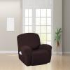 GAMUKAI Super Stretch Recliner Cover  Form-Fitted Non-Slip Slipcover for Standard/Large Recliners & Reclining Couches | Soft Thick Fabric | Machine Washable (Brown) view 2