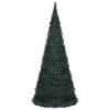 Tidyard Pop Up Christmas Tree, Pre-Lit 7ft Collapsible Artificial PVC Tree with 200 LED Lights, Indoor Outdoor Holiday Decoration for Living Room Garden Party view 2