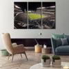 3 Panel Large Canvas Wall Art Lincoln Financial Field Picture **Wall Art for Home Wall Decor, Philadelphia, Pennsylvania Posters for Men Boys Gift for Bedroom, Office Decor, 60" Wx40 H view 2