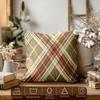 Batmerry Plaid Pillow Covers 20x20 Inch Set of 2, Tartan Wool Tartan Fabric Plaid Britain Clothing Material Scotland Double Sided Decorative Pillows Cases Throw Pillows Covers view 3