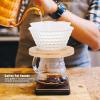 Filter, Glass Wooden Coffee Dripper Coffee Filter Reusable Coffee Filter Specially Making Coffee For And Office(2#) view 3