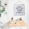 Aihesui Wood Sign Hanging Home Wall Decoration Autumn Shows Us How Beautiful It is to Let Things Go Frameless Design Plaque Use for Living Room Kitchen Batheroom Bedroom Office School 16x16inch view 4