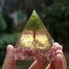 ZTBH Crystal Pyramid 60MM Tree of Life Orgone Pyramid Healing Crystals (Size : 60mm) view 3