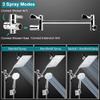 TYQXSH 8 Inch High Pressure Rain Hand Shower Head, Adjustable Stainless Steel Bathroom Shower Head,with 11 Inch Extension Arm view 4