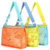 Tagitary Beach Toy Mesh Beach Bag Kids Shell Collecting Bag Beach Sand Toy Totes for Holding Shells Beach Toys Sand Toys Swimming Accessories for Boys and Girls(Only Bags,A Set of 3) view 1