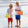 Tagitary Beach Toy Mesh Beach Bag Kids Shell Collecting Bag Beach Sand Toy Totes for Holding Shells Beach Toys Sand Toys Swimming Accessories for Boys and Girls(Only Bags,A Set of 3) view 2