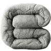 BDMFJY Winter Cashmere Quilt Thicken Warm Fuzzy Quilt Super Soft Lamb Velvet Quilt for Double Bed Autumn and Winter Warm Quilt,Gray,180x200 cm (3kg) view 1