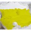Xtream Fabric Ultra Soft 1 Piece Frilled Duvet Cover with Beautiful Corner Edge Ruffle Comforter Cover 100% Cotton 800 TC Solid King/California King Size, Yellow view 2