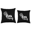Indian Chief Motorcycle Headdress Throw Pillow view 3