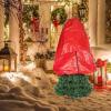 Flueyer Upright Christmas Tree Storage Bag, Christmas Tree Dust Cover WaterProof Oxford Cloth Fits 9 Foot Tree Cover Bag for Artificial Tree view 2