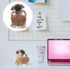Cabilock 1pc Creative Puppy Shape Resin Storage Basket Multi-Functional Key Holder for Entryway and Home Decor Cute Dog Design for Organizing Keys Candies and Items view 3