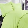 AMAY Giza Cotton, 500 Thread Count 3-Piece Duvet Cover Set, Super, Luxurious, Stylish - Queen Sage Solid view 1