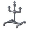 ACME Brantley Pipe Design Candleholder with Metal Frame in Sandy Gray view 4