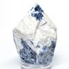 3.5" Blue Sodalite Rough Point Natural Quartz Crystal Gemstone UV Reactive Mineral Specimen - Brazil view 4