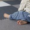 AYLYHD Interlocking Foam Carpet Tiles, Thick 1cm Suede Puzzle Area Rug Playmat for Room Floor Durable Carpet Squares Anti Fatigue Support for Home Office or Classroom Use view 2