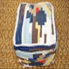 Home&Manor Wool Cotton 16" Pouf Ottoman view 2