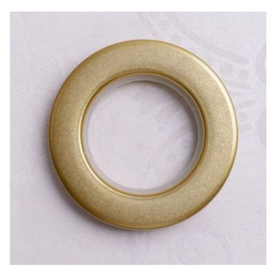 80pcs/Bag Curtain Accessories Ring Plastic Curtain Eyelets and Rings Clips Grommets for Curtains-Dull Gold