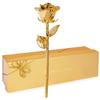 Forever Rose Real 24K Gold Dipped Rose | Everlasting and Custom Luxury Laser Engraved Real Hand Dipped 24K Gold Rose | Romantic Gifts for Women & Men view 1