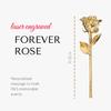 Forever Rose Real 24K Gold Dipped Rose | Everlasting and Custom Luxury Laser Engraved Real Hand Dipped 24K Gold Rose | Romantic Gifts for Women & Men view 3