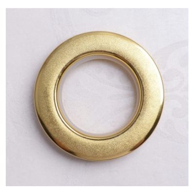 80pcs/Bag Curtain Accessories Ring Plastic Curtain Eyelets and Rings Clips Grommets for Curtains-Shiny Gold