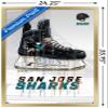 Trends International NHL San Jose Sharks - Drip Skate 21 Wall Poster, 22.375" x 34", Gold Framed Version view 3