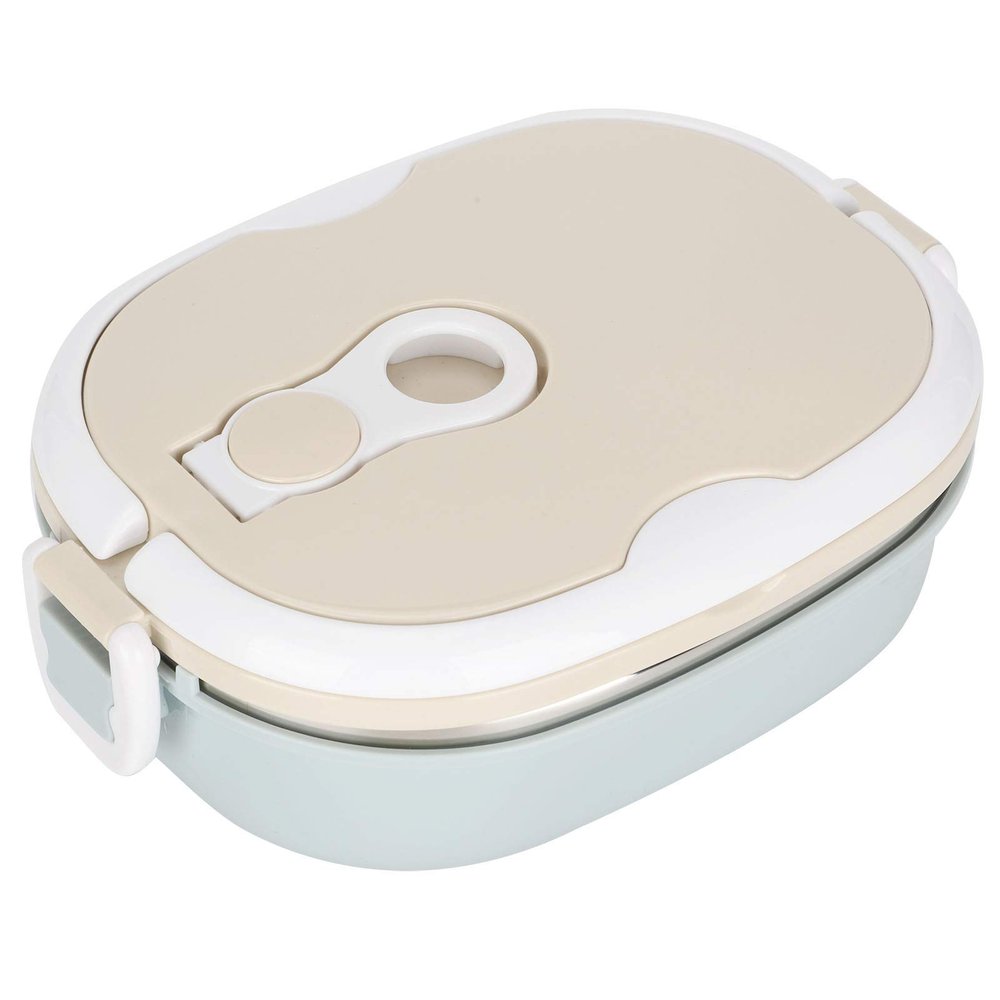 Kuuleyn Lunch Box Portable Stainless Steel Food Container for Student Children Work