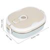 Kuuleyn Lunch Box Portable Stainless Steel Food Container for Student Children Work view 3
