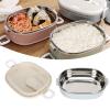 Kuuleyn Lunch Box Portable Stainless Steel Food Container for Student Children Work view 4