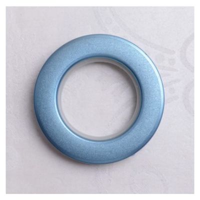 80pcs/Bag Curtain Accessories Ring Plastic Curtain Eyelets and Rings Clips Grommets for Curtains-Blue