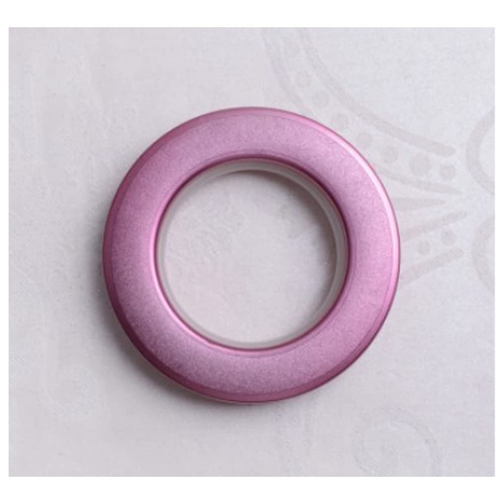80pcs/Bag Curtain Accessories Ring Plastic Curtain Eyelets and Rings Clips Grommets for Curtains-Purple