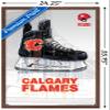 Trends International NHL Calgary Flames - Drip Skate 21 Wall Poster, 22.375" x 34", Mahogany Framed Version view 3