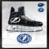 Trends International NHL Tampa Bay Lightning - Drip Skate 21 Wall Poster, 22.375" x 34", Black Framed Version view 1