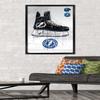 Trends International NHL Tampa Bay Lightning - Drip Skate 21 Wall Poster, 22.375" x 34", Black Framed Version view 2