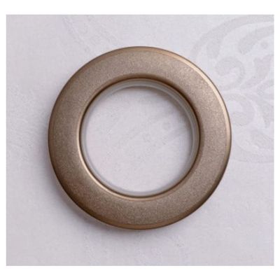 80pcs/Bag Curtain Accessories Ring Plastic Curtain Eyelets and Rings Clips Grommets for Curtains-Coffee