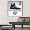 Trends International NHL Tampa Bay Lightning - Drip Skate 21 Wall Poster, 22.375" x 34", Bronze Framed Version view 2