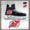 Trends International NHL New Jersey Devils - Drip Skate 21 Wall Poster, 22.375" x 34", Barnwood Framed Version view 1