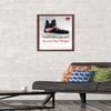 Trends International NHL Detroit Red Wings - Drip Skate 21 Wall Poster, 14.725" x 22.375", Mahogany Framed Version view 2